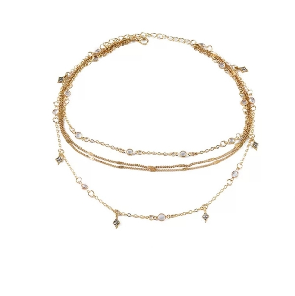 *Lake* Layered Stone Necklace - Picture 4 of 6